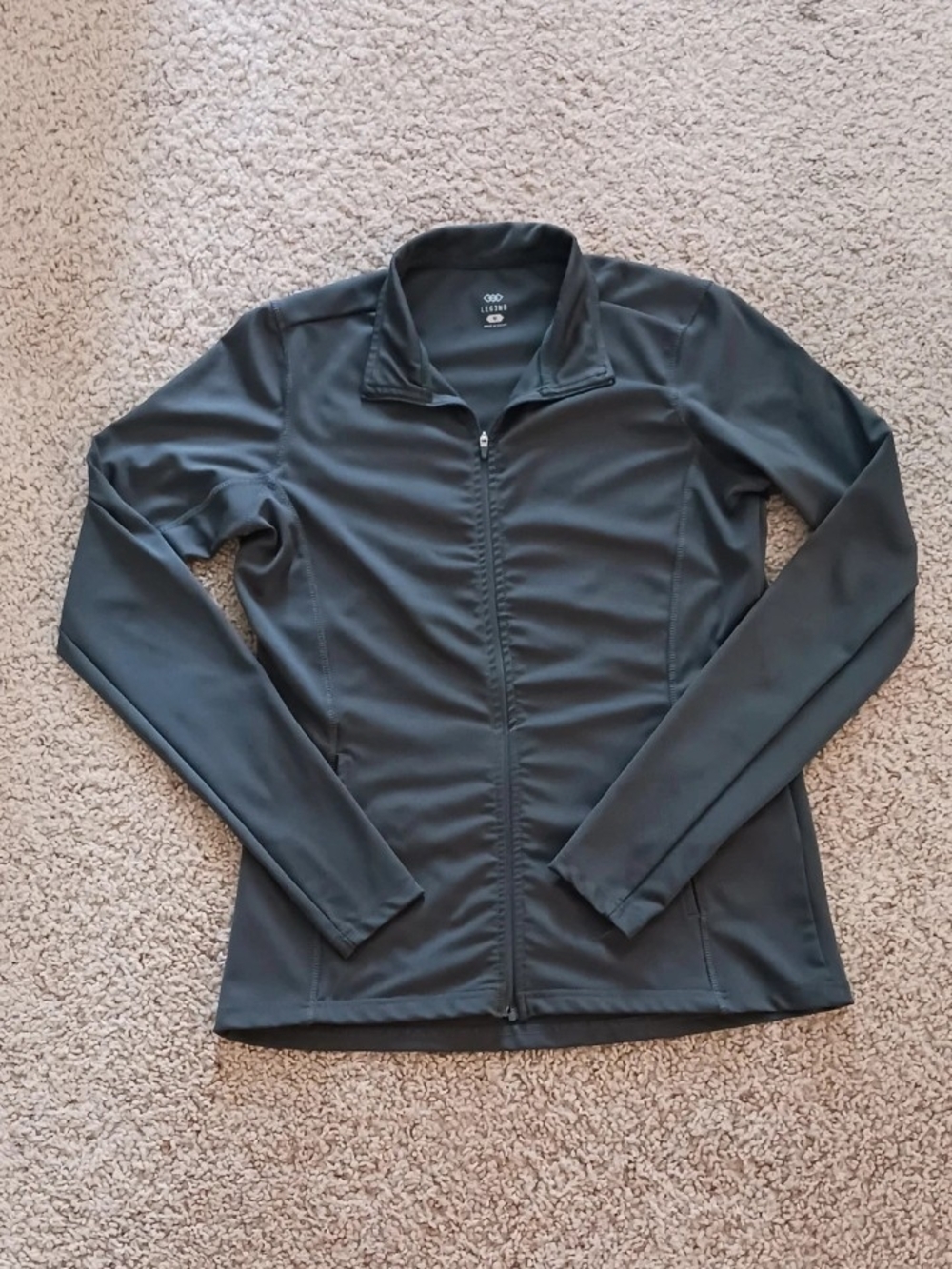 Women’s Full-Zip Ski Jacket - Charcoal Gray - Picture 2 of 7